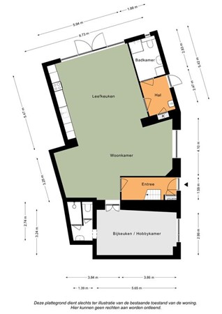 Floorplan - Wittemerweg 8, 6287 AB Eys
