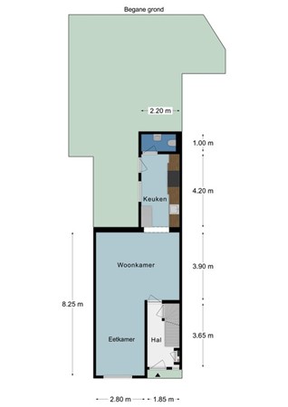 Floorplan - Dorpstraat 51, 6176 AA Spaubeek