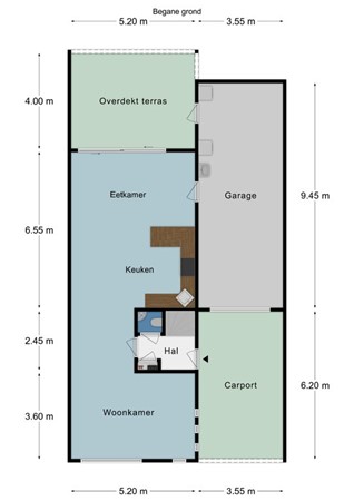 Floorplan - Kapelaan Janssenstraat 20, 6321 CB Wijlre