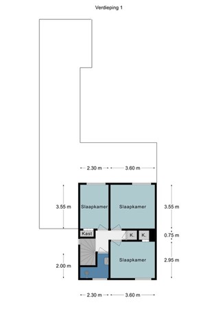 Floorplan - Dr. Fransesstraat 11, 6321 CN Wijlre