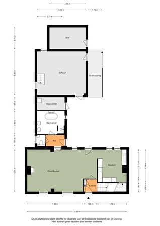 Floorplan - Steegstraat 21, 6261 NK Mheer