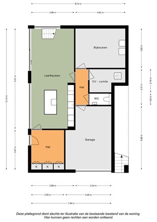 Floorplan - Höfkensweg 18, 6286 BB Wittem