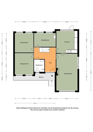 Floorplan - Burgemeester Teheuxweg 51, 6271 JK Gulpen