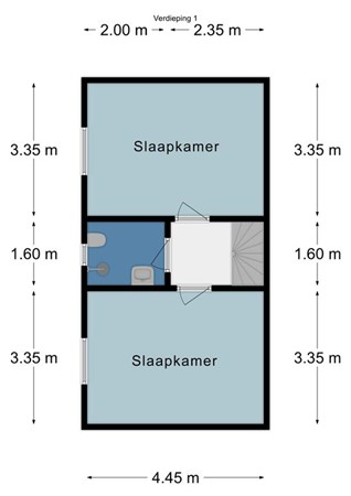Floorplan - Kapelaan Houbenstraat 1A, 6285 AB Epen