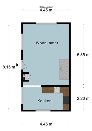 Floorplan - Kapelaan Houbenstraat 1A, 6285 AB Epen