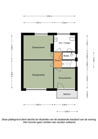 Floorplan - Persoonstraat 39, 6351 EL Bocholtz