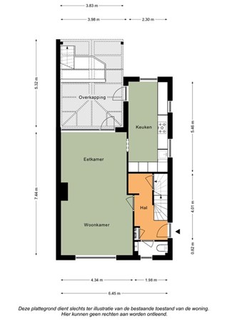 Floorplan - Mesweg 19, 6287 BG Eys