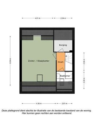 Floorplan - Mesweg 19, 6287 BG Eys