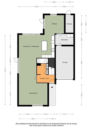 Floorplan - Court-Pendustraat 27, 6241 JP Bunde