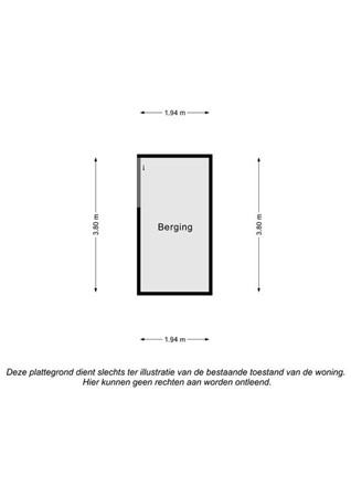 Floorplan - Court-Pendustraat 27, 6241 JP Bunde