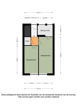 Floorplan - Prof. Kamerlingh Onnesstraat 65, 6431 TM Hoensbroek