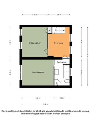 Floorplan - Kerkstraat 134, 6267 EG Cadier en Keer