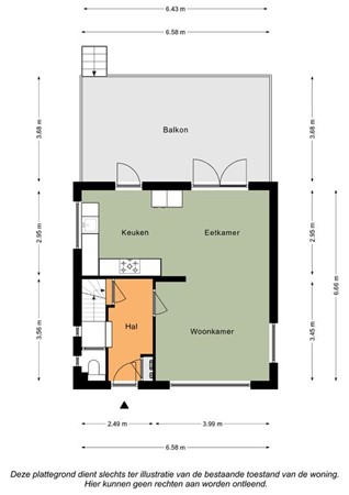 Floorplan - Verzetstraat 8, 6369 CW Simpelveld