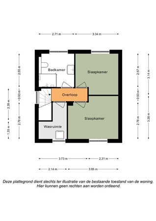 Floorplan - Pres J.F. Kennedystraat 8, 6286 BG Wittem
