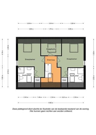Floorplan - Mr dr Froweinweg 44, 6287 CD Eys
