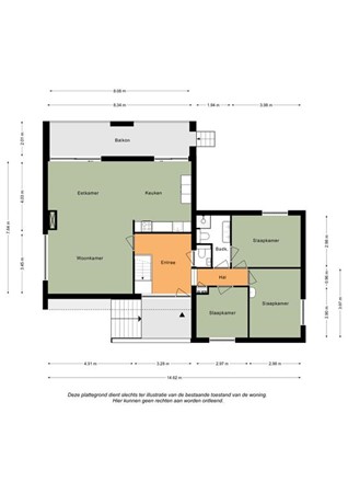 Floorplan - Brewersstraat 5, 6369 EN Simpelveld