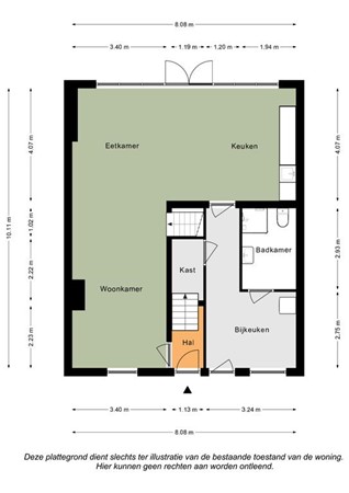 Floorplan - Hoofdstraat 67, 6281 BC Mechelen