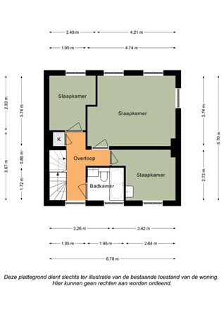 Floorplan - Wesselderstraat 17, 6271 BW Gulpen