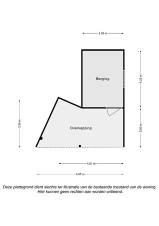 Floorplan - Kloosterraderstraat 73, 6461 CB Kerkrade