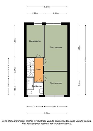 Floorplan - Bosstraat 80, 6291 CK Vaals