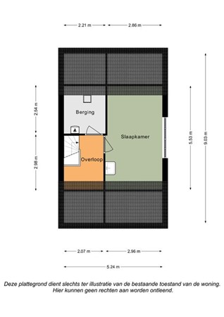 Floorplan - Bosstraat 80, 6291 CK Vaals