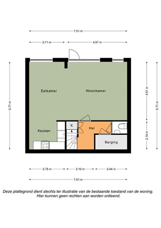 Floorplan - Ir Em Mélottestraat 15, 6291 HD Vaals