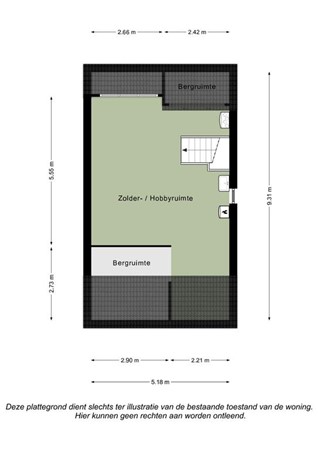 Floorplan - Engelsdalstraat 33, 6277 NG Slenaken