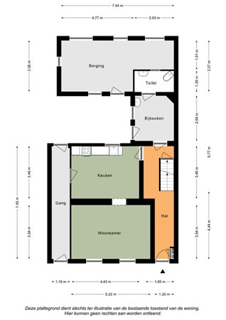 Floorplan - Mesweg 11, 6287 BG Eys