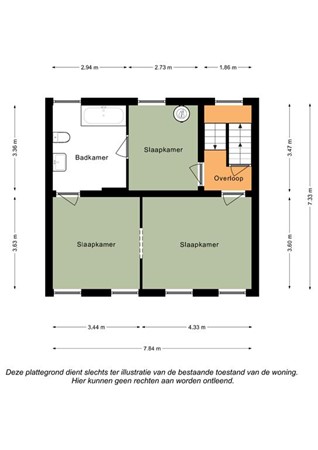 Floorplan - Mesweg 11, 6287 BG Eys