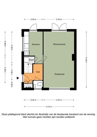 Floorplan - Prinses Christinastraat 42, 6271 CA Gulpen
