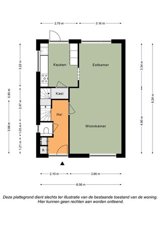 Floorplan - Grachtstraat 30, 6305 AN Schin op Geul