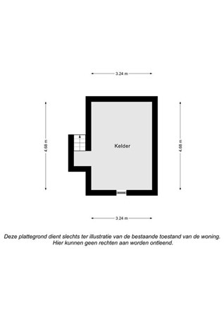 Floorplan - Stationsstraat 21, 6343 EJ Klimmen