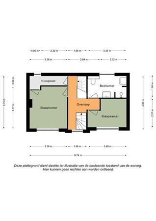 Floorplan - Stationsstraat 21, 6343 EJ Klimmen