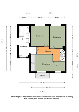Floorplan - Einderstraat 1, 6286 BJ Wittem