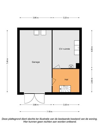 Floorplan - Haagstraat 21, 6274 NT Reijmerstok