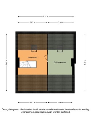 Floorplan - Haagstraat 21, 6274 NT Reijmerstok