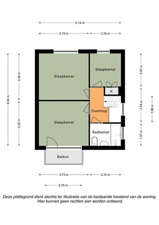 Floorplan - Prinses Christinastraat 32, 6271 CA Gulpen