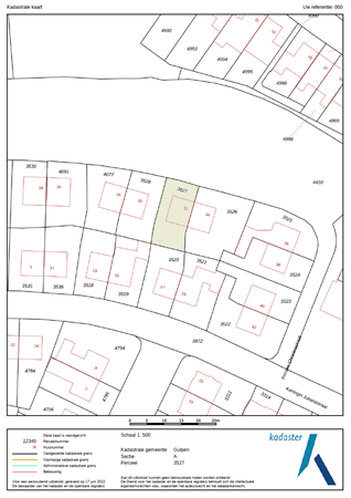 Floorplan - Prinses Christinastraat 32, 6271 CA Gulpen