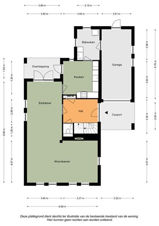 Floorplan - Aardaker 25, 6271 EK Gulpen