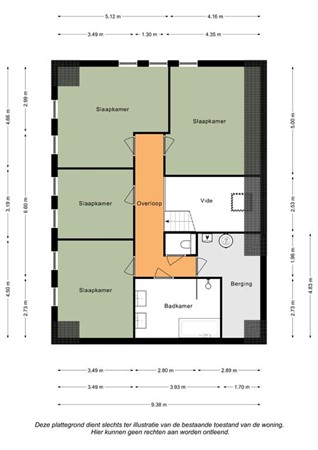 Floorplan - Benzenrade 32a, 6419 PG Heerlen