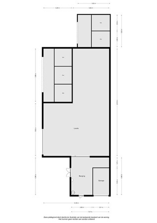 Floorplan - Benzenrade 32a, 6419 PG Heerlen