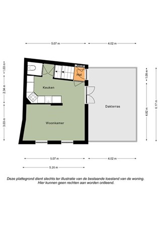Floorplan - Minister Ruijsstraat 26, 6351 CK Bocholtz
