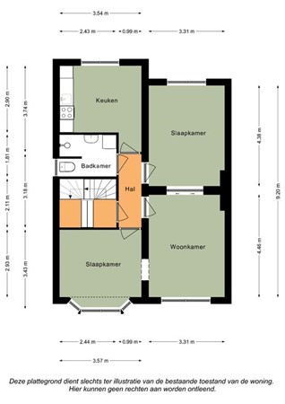 Floorplan - Jos Francotteweg 6-6A 6B, 6291 GP Vaals