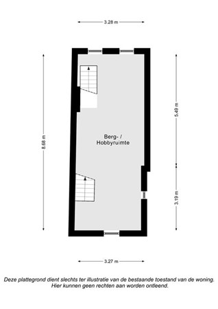 Floorplan - Wilhelminastraat 35, 6285 AT Epen
