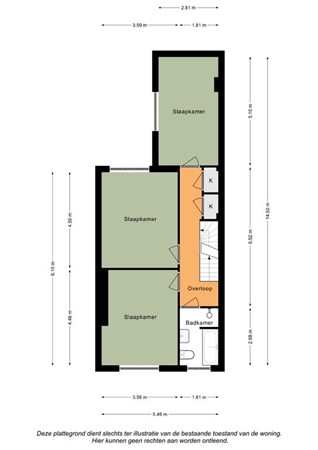 Floorplan - Mheerderweg 3, 6262 ND Banholt