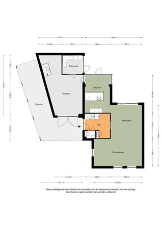 Floorplan - Burckstraat 8, 6285 BA Epen
