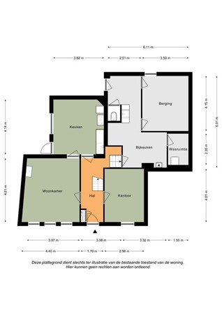 Floorplan - Wilhelminastraat 28, 6285 AV Epen
