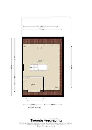 Floorplan - Patersweg 13, 6431 GC Hoensbroek