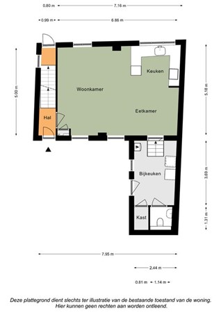 Floorplan - Vossenstraat 24, 6286 BX Wittem
