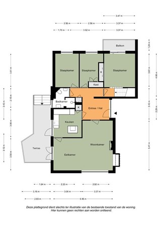 Floorplan - Op De Kamp 9, 6287 CG Eys